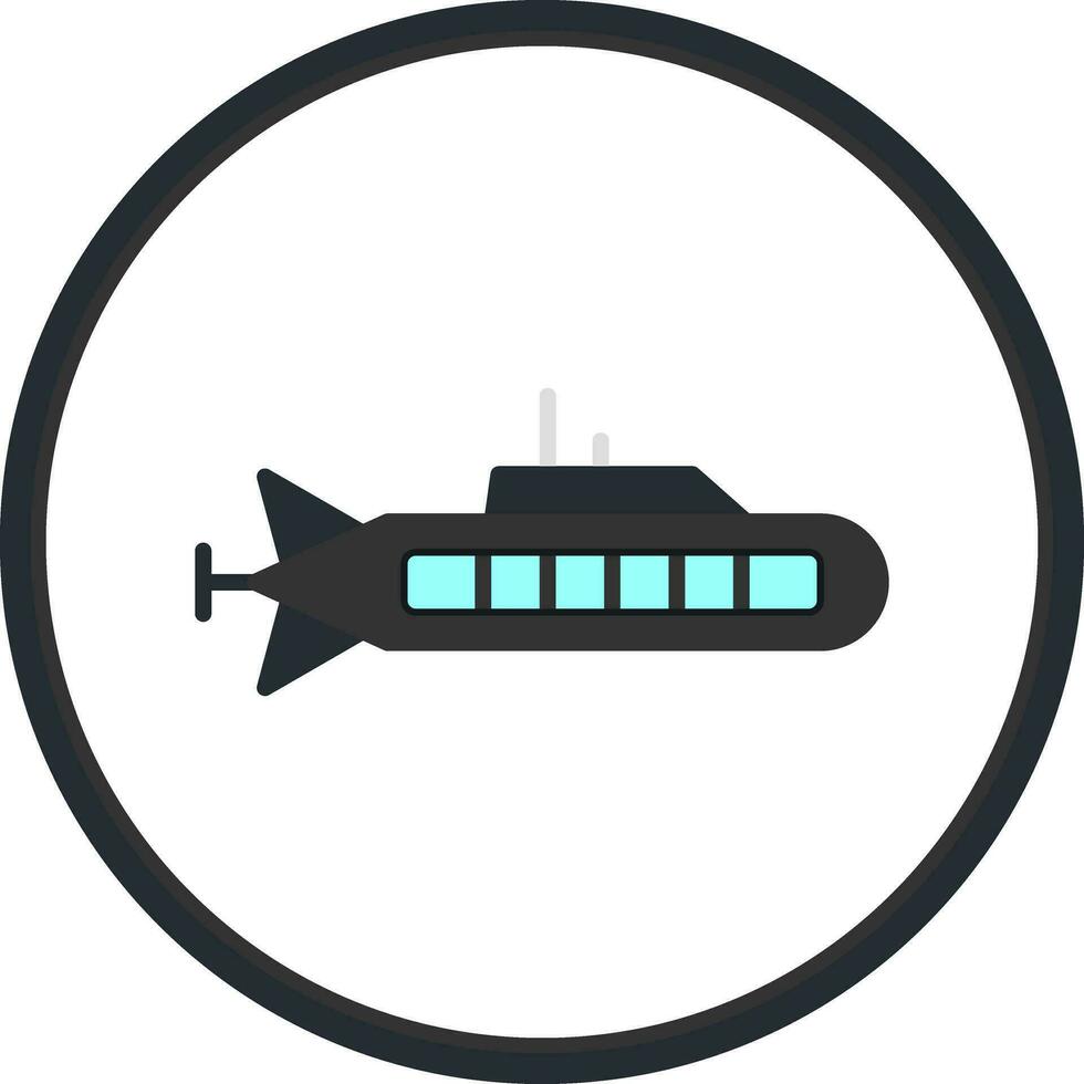 U-Boot-Vektor-Icon-Design vektor