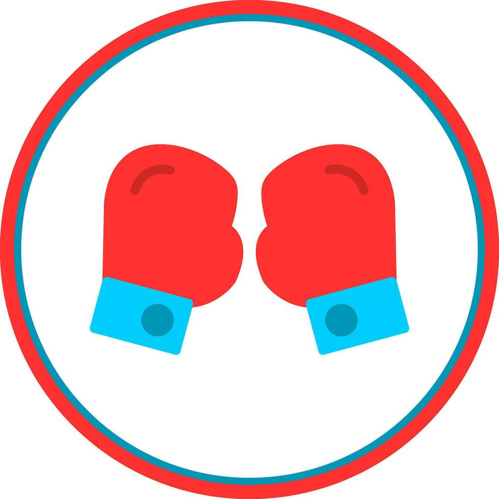 Boxhandschuhe Vektor-Icon-Design vektor