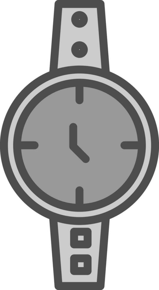 Armbanduhr-Vektor-Icon-Design vektor