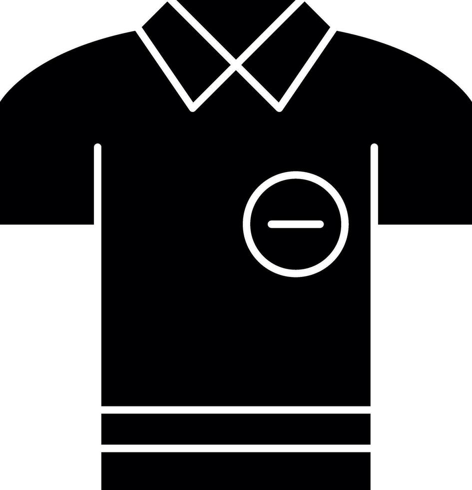 Poloshirt-Vektor-Icon-Design vektor