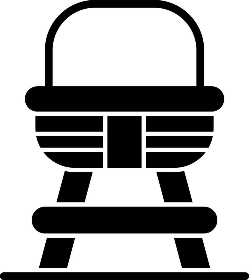 Baby Stuhl Vektor Symbol Design