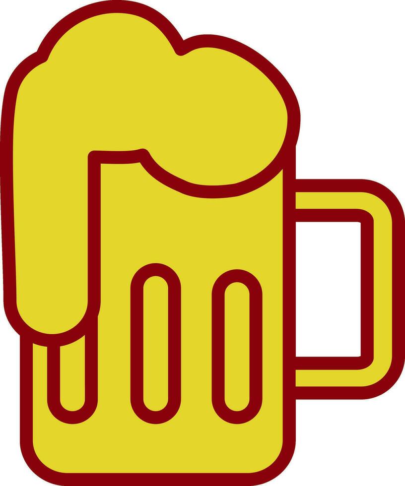 Bier-Vektor-Icon-Design vektor