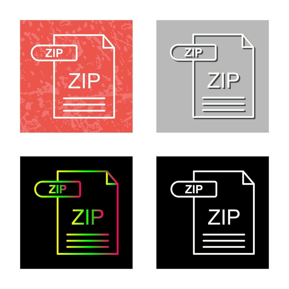 Zip-Vektor-Symbol vektor