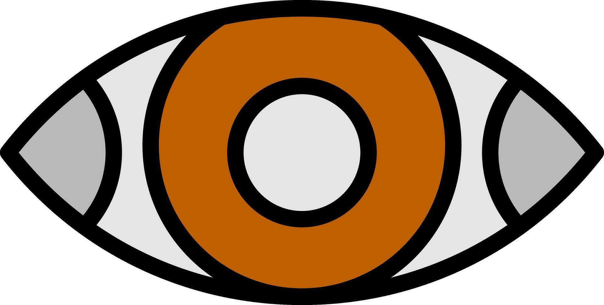 Auge-Vektor-Icon-Design vektor