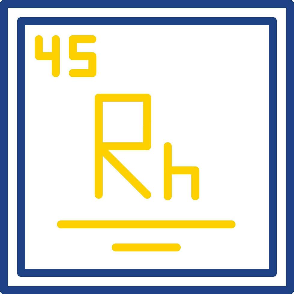 Rhodium Vektor Symbol Design