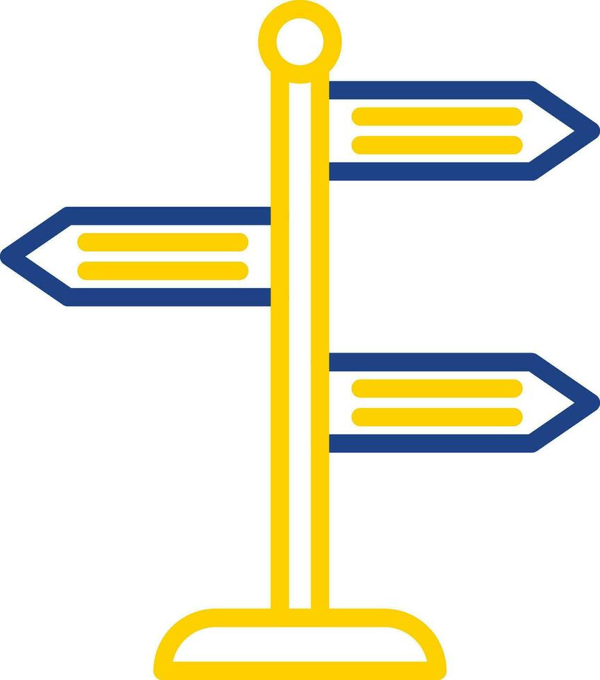 Wegweiser Vektor Symbol Design