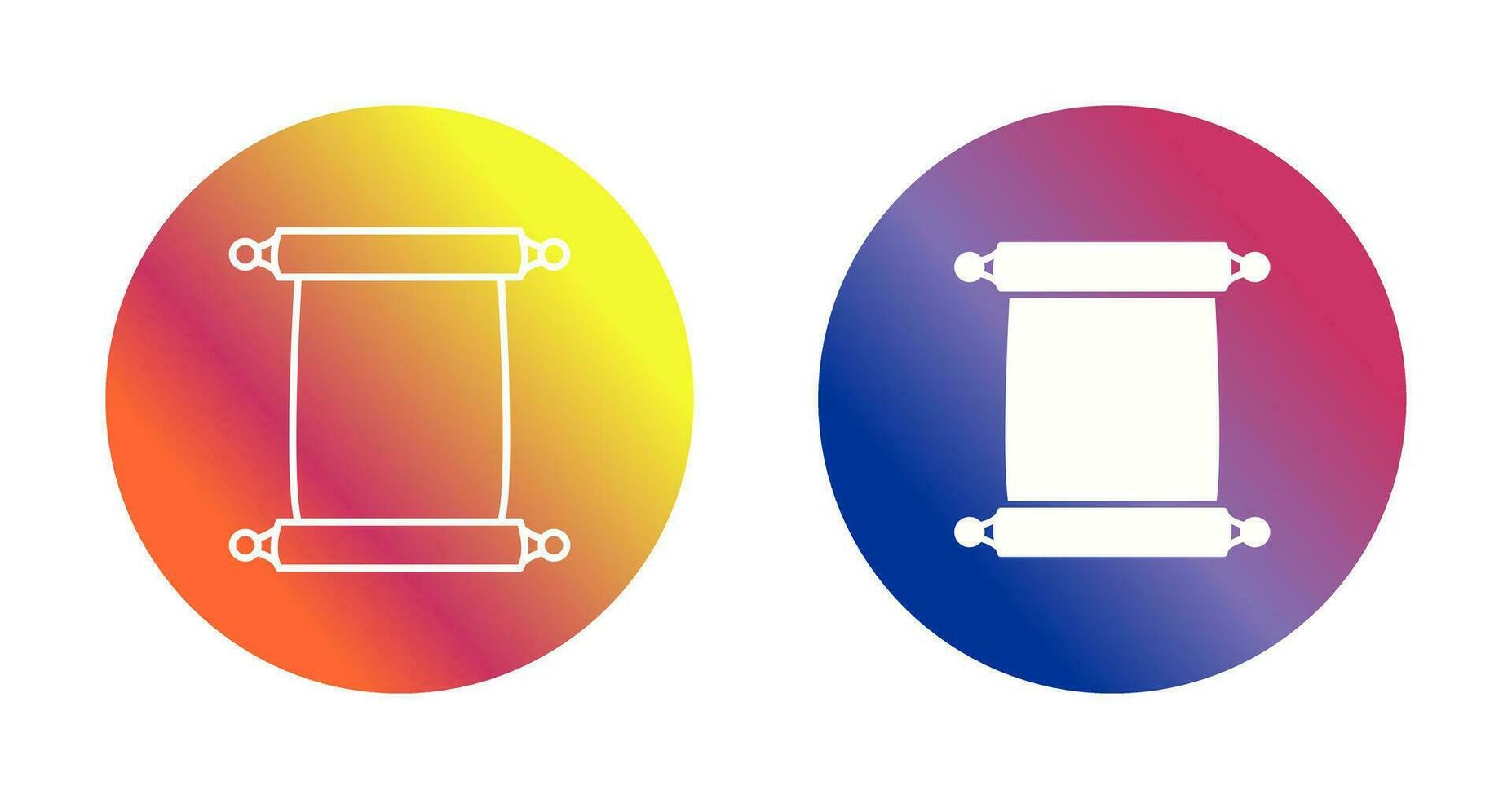 Rolle des Papiervektorsymbols vektor