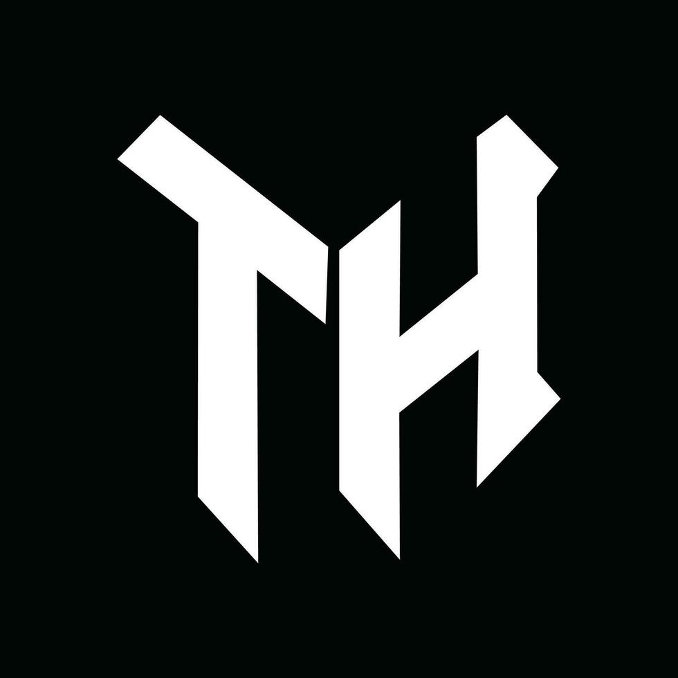 Monogramm th Logo Vektor