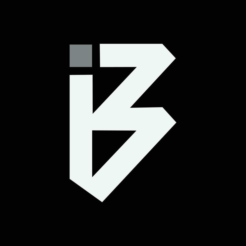 Monogramm Brief b Logo Vektor