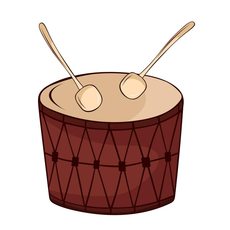 swiss trumma, percussion musikalisk instrument vektor illustration