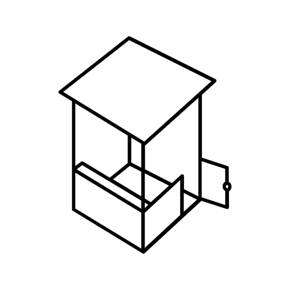 Schneider Geschäft editierbar und größenveränderbar Vektor Symbol