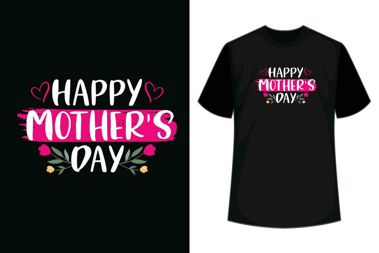 Lycklig mors dag, mors dag t-shirt design. vektor