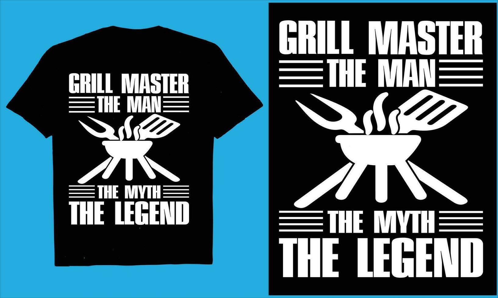 Grill Meister das Mann das Mythos das Legende Vektor, Typografie, Kochen, Grill, Bier, Design, T-Shirt, vektor