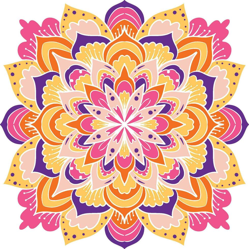 Mandala Lotus Blume vektor