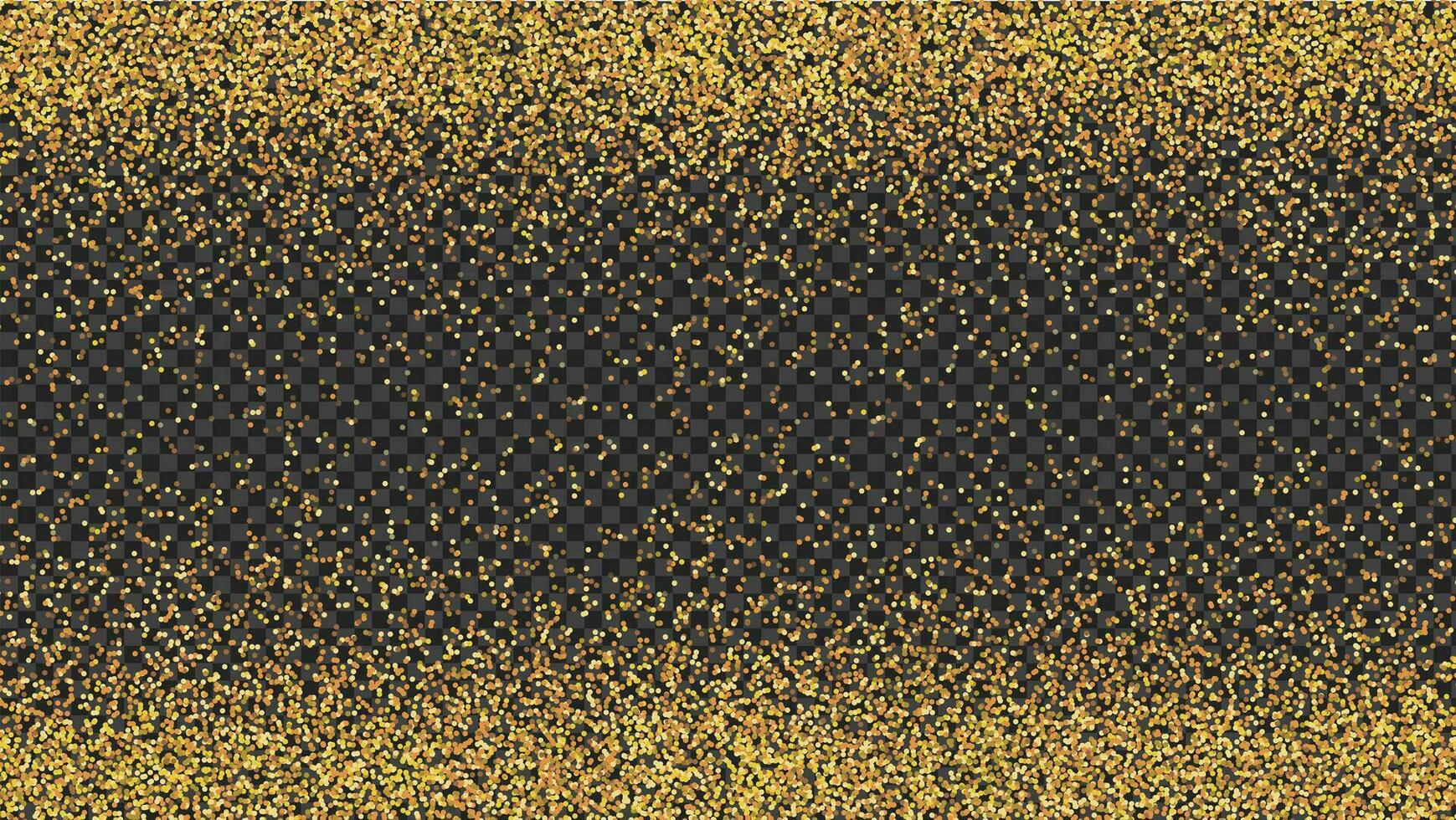 golden Funken auf ein schwarz Hintergrund vektor