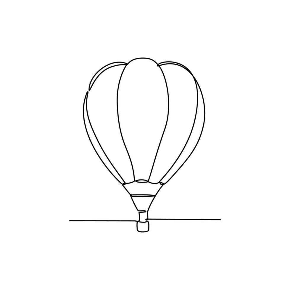 einer kontinuierlich Linie Zeichnung von traditionell Transport. Fahrzeug Design im einfach linear Stil. Transport Design Konzept Vektor Illustration