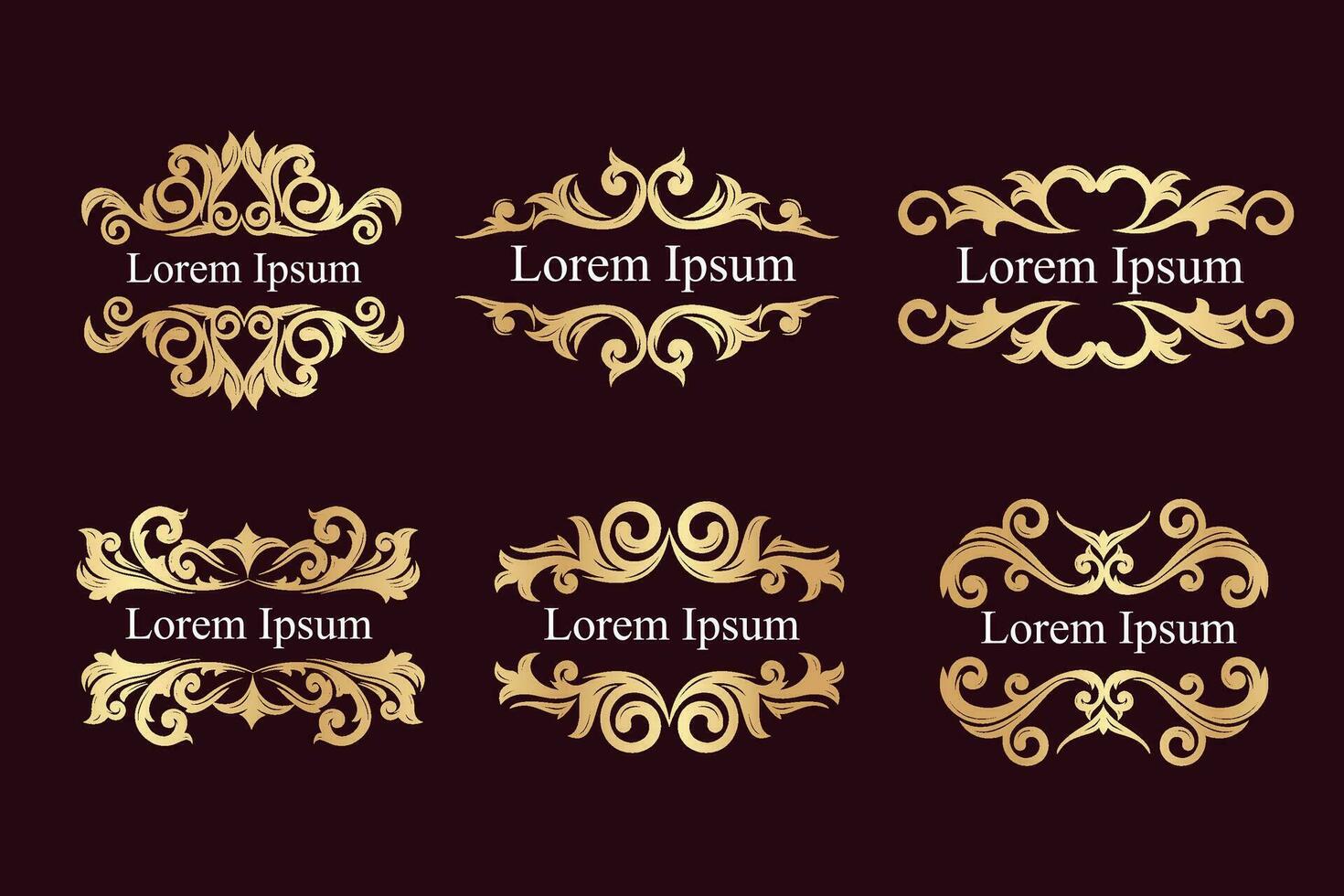 Vektor-Satz von Gravur-Ornament-Rahmen-Vorlagen-Designelementen Premium-Qualität und Zufriedenheitsgarantie-Etikett, antike und barocke Rahmen alte Textur vektor
