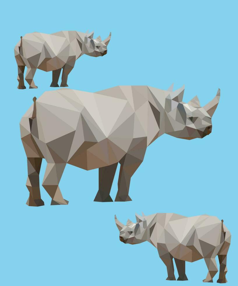 Illustration Vektor Grafik von Tier im geometrisch perfekt zum Design