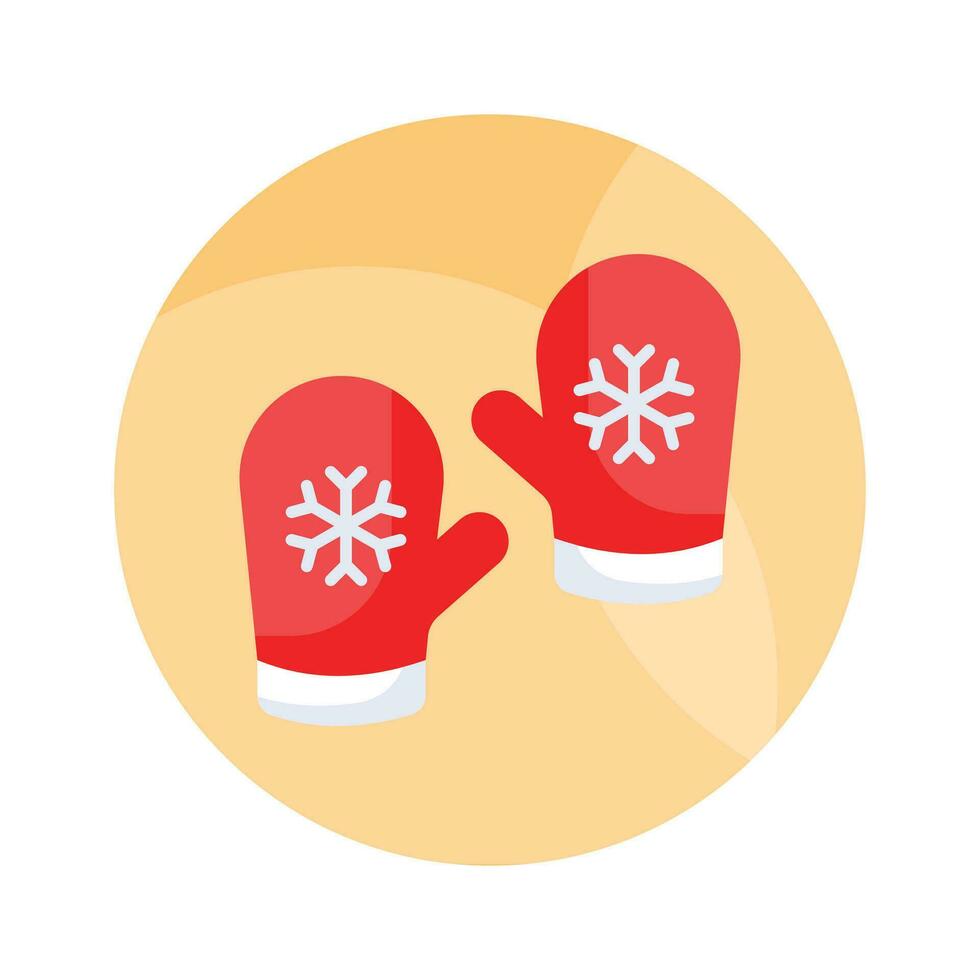 herunterladen diese vorsichtig entworfen Symbol von Winter Handschuhe im modern Stil vektor