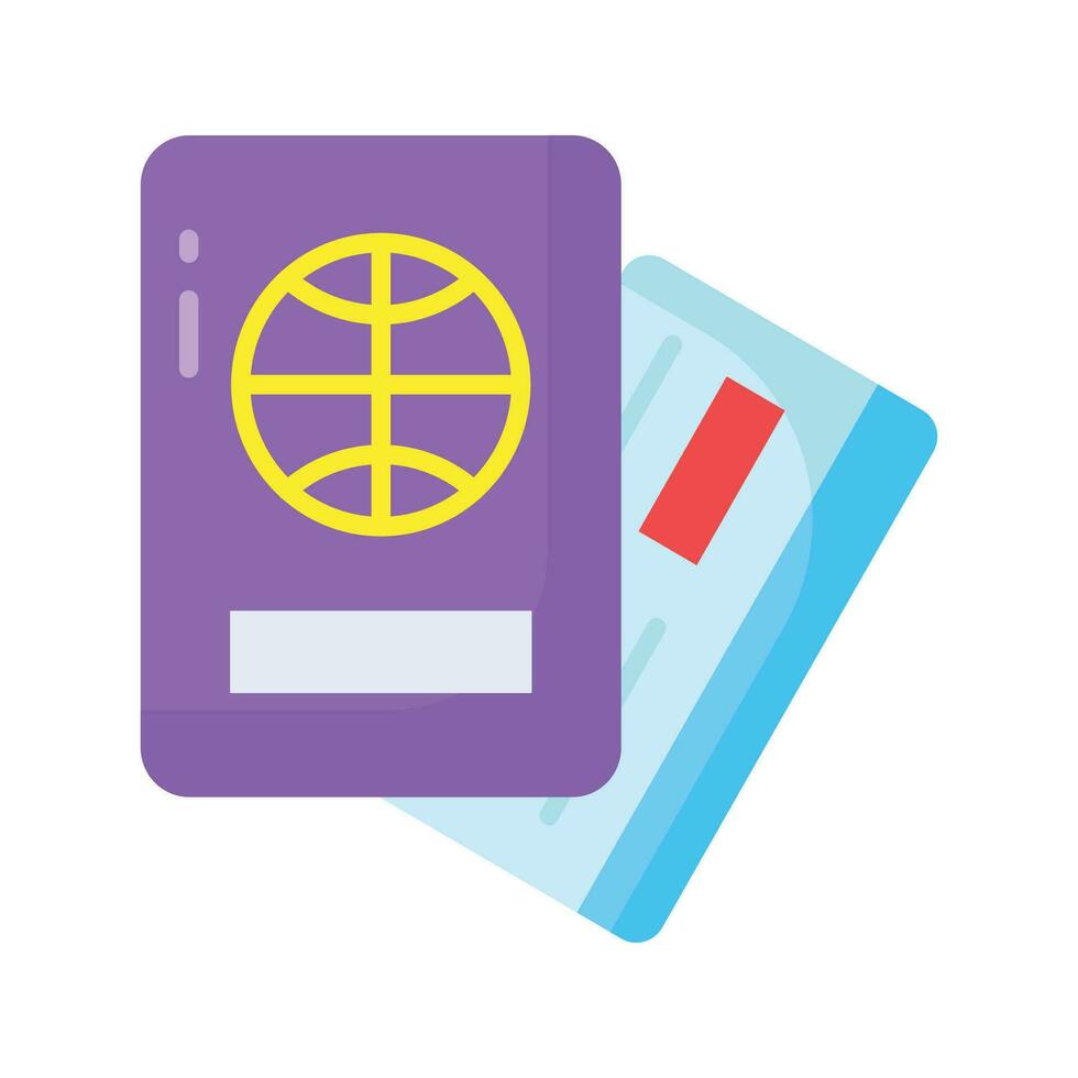 försiktigt tillverkad vektor design av pass i trendig stil, premie ikon lätt till använda sig av