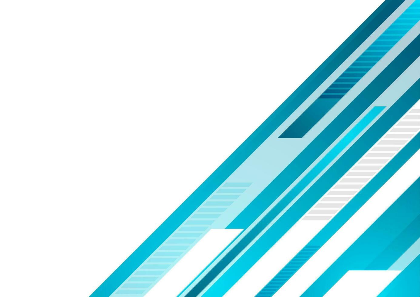 Blau Weiß minimal geometrisch abstrakt Hintergrund vektor