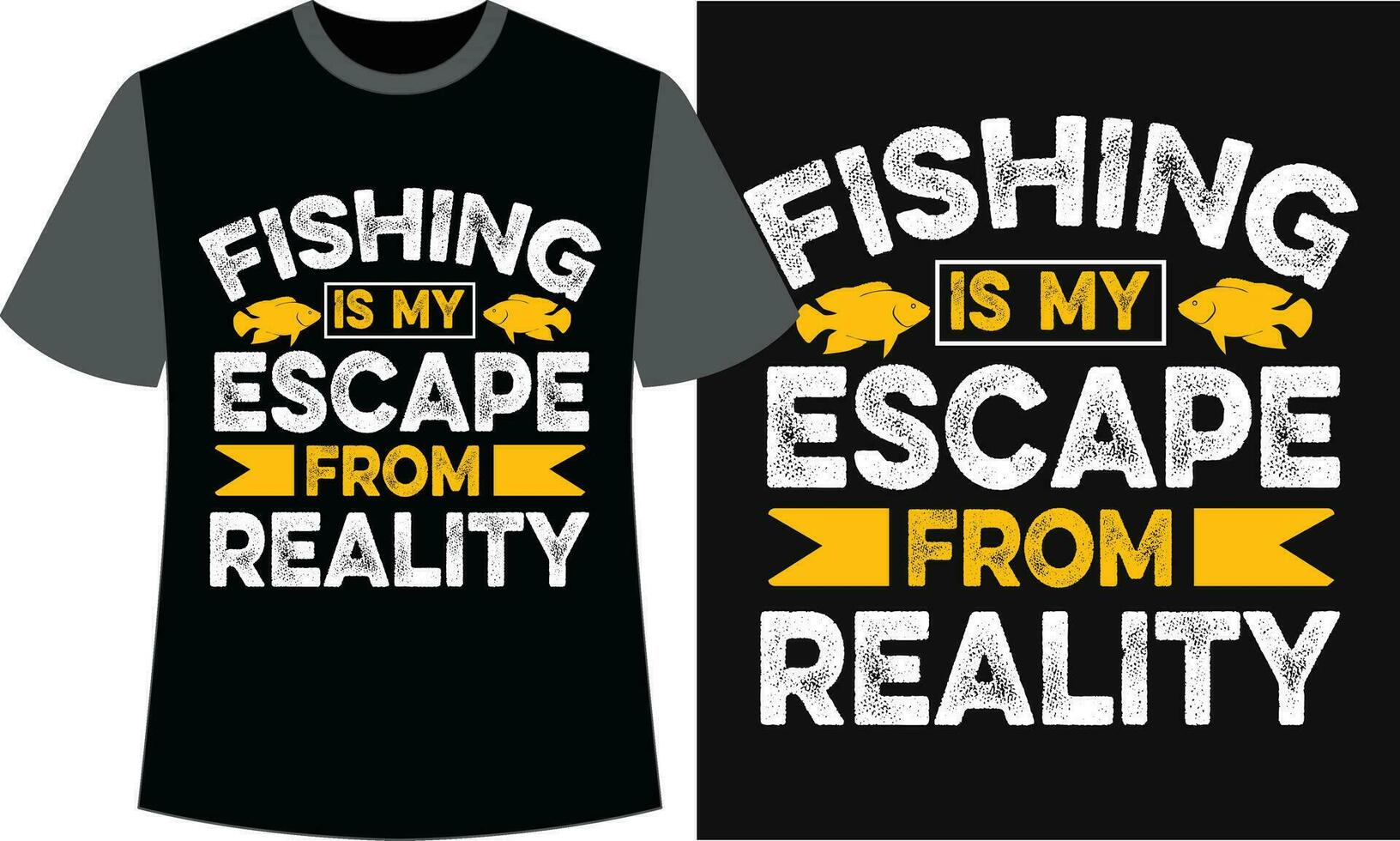 typografi fiske t-shirt design. fiske vektor design.