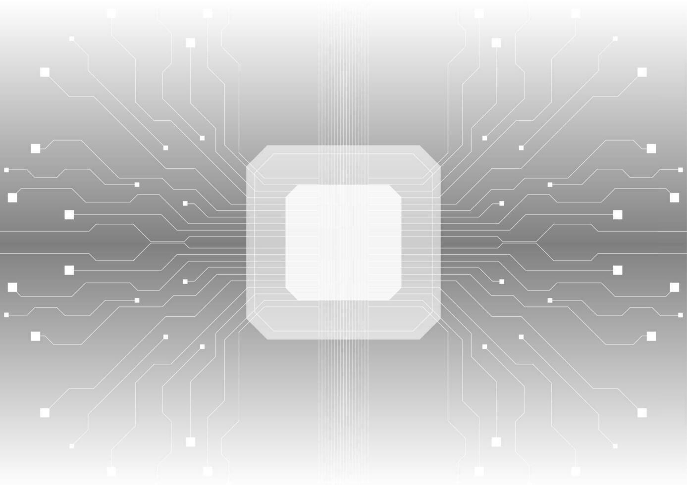grau abstrakt Schaltkreis Tafel Chip Hintergrund vektor
