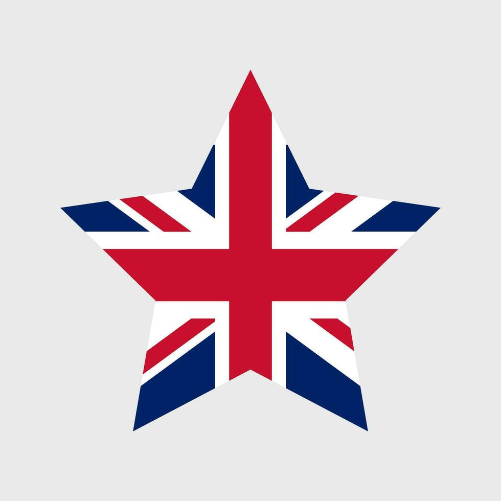 Storbritannien flagga vektor ikon. förenad rike och bra storbritannien flagga illustration