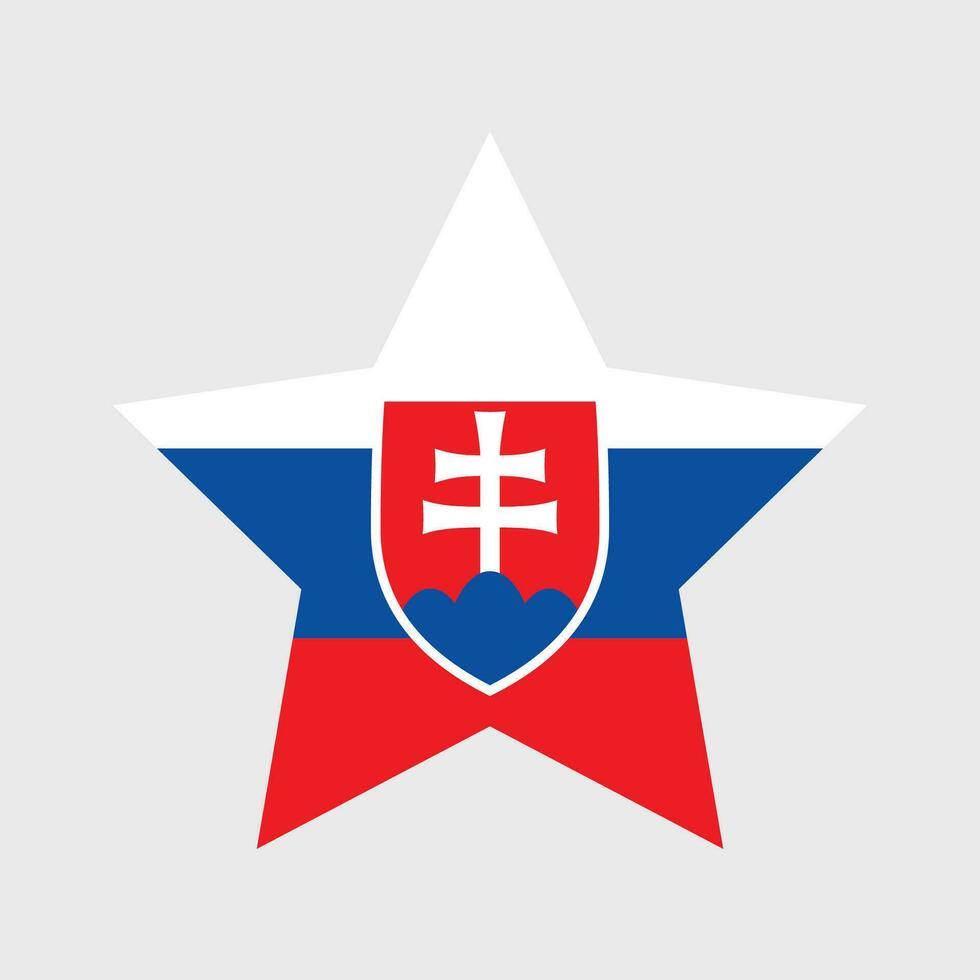 slovakia flagga vektor ikon