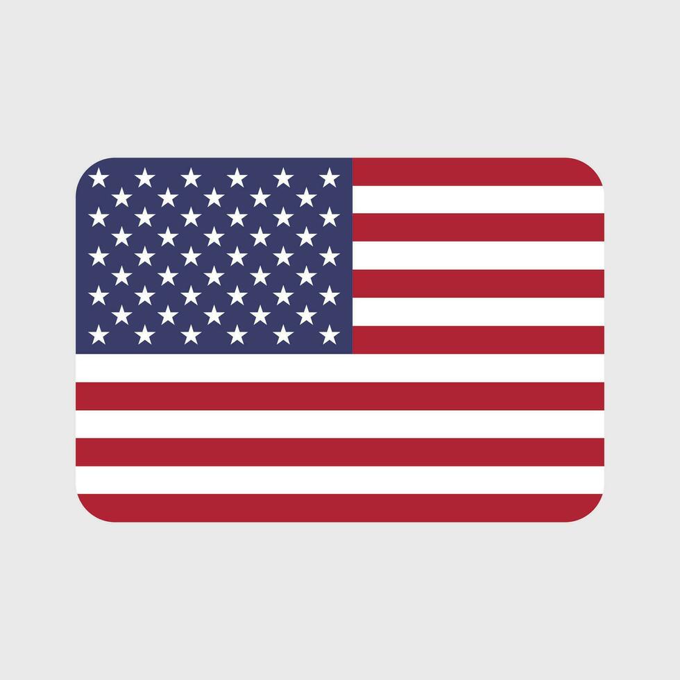 USA Flagge Vektor Symbol.