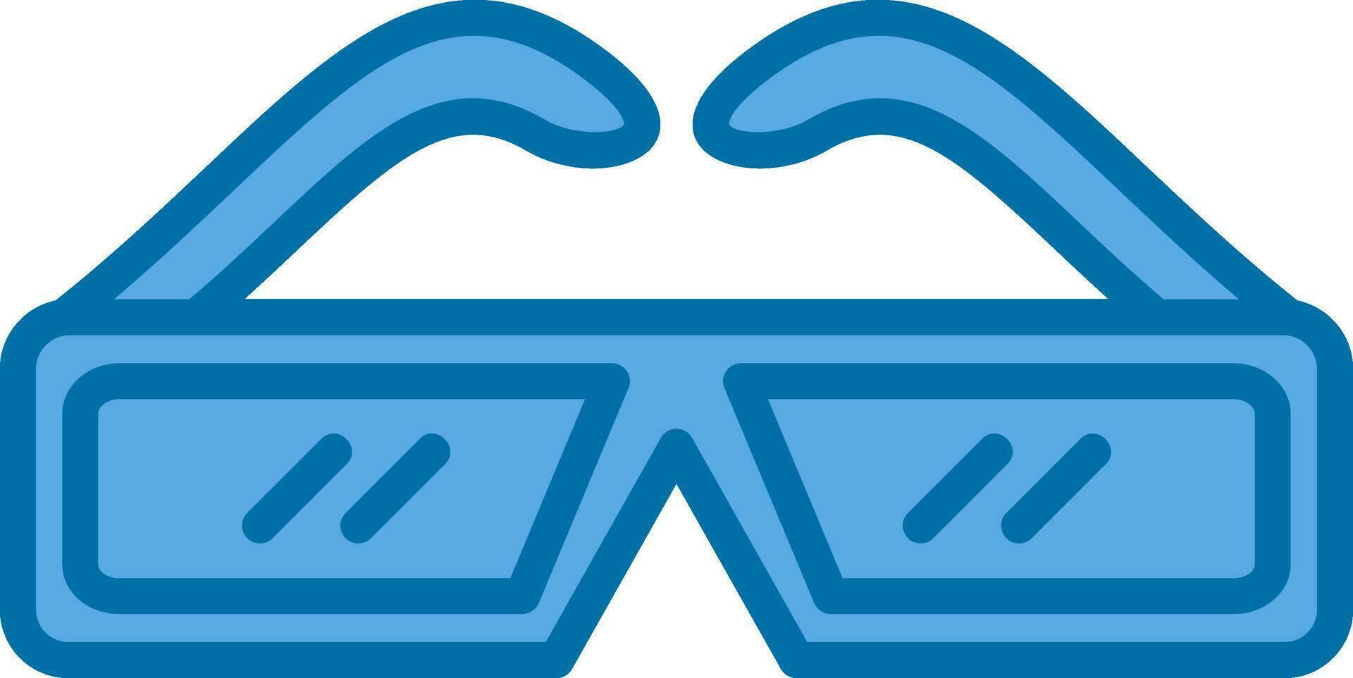 3d glasögon vektor ikon design