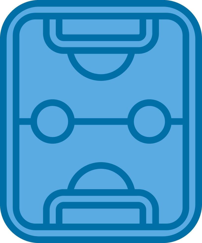 Hockeyfeld-Vektor-Icon-Design vektor
