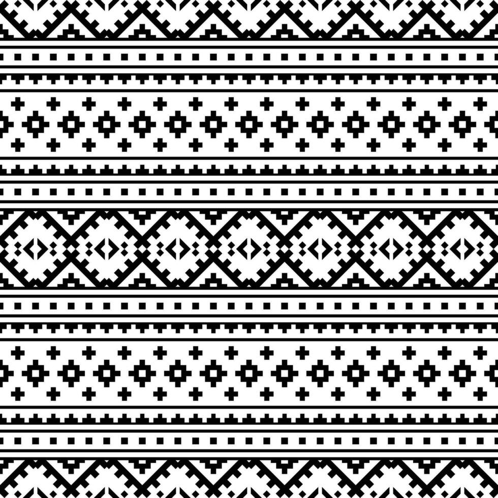 Stammes- Dekoration Vektor Illustration. nahtlos ethnisch Muster mit geometrisch abstrakt. einheimisch amerikanisch navajo aztekisch Muster. Design zum Textil, Stoff, Shirt, Drucken, Teppich, dekorativ, Hintergrund.