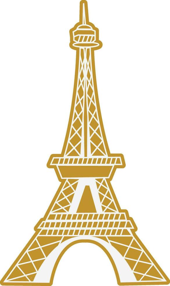 Eiffelturm in Paris. vektor