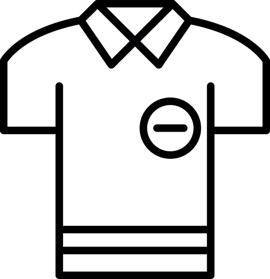 Poloshirt-Vektor-Icon-Design vektor