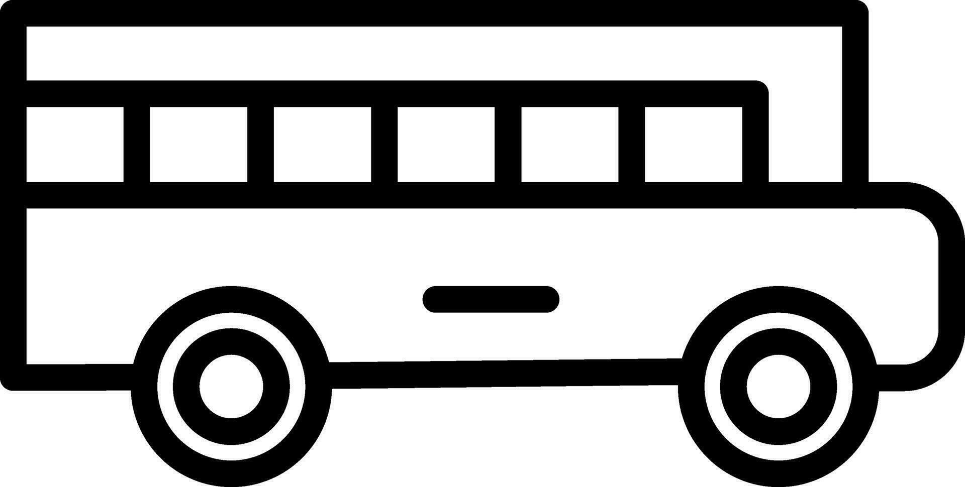 Schule Bus Vektor Symbol Design