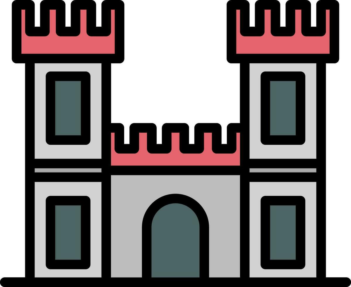 Schloss-Vektor-Icon-Design vektor