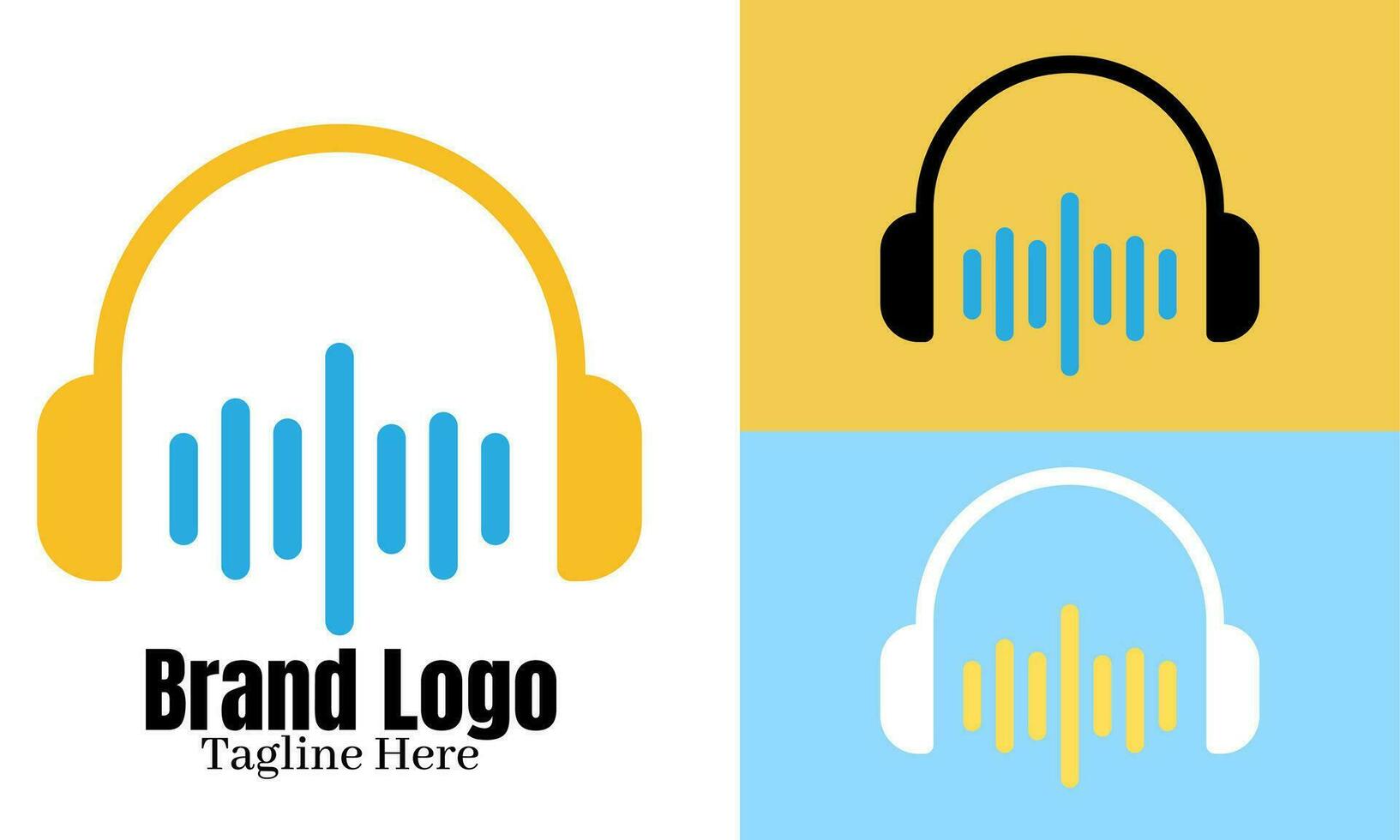 musik logotyp vektor design illustration