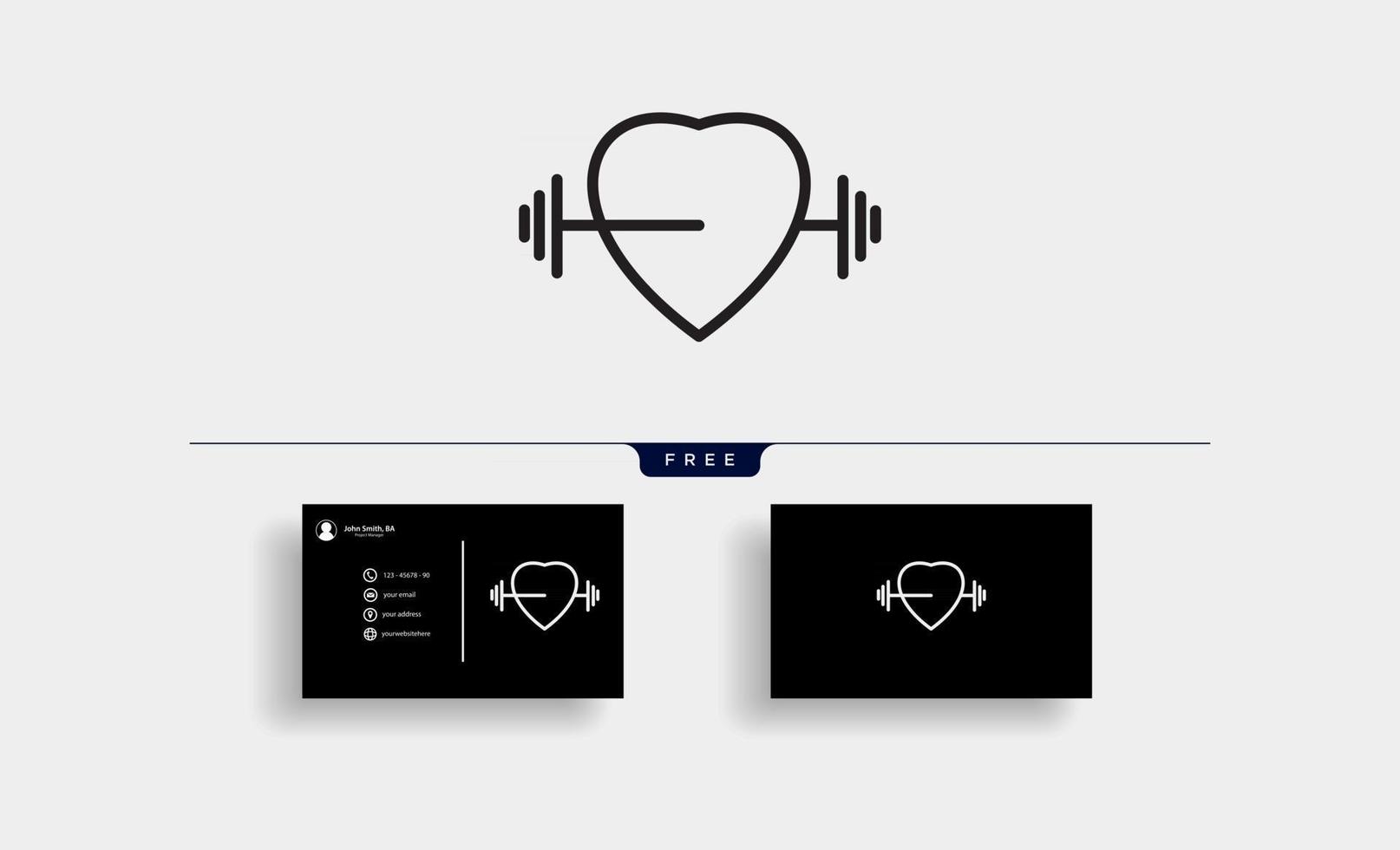 kärlek fitness ikon vektorillustration isolerade vektor