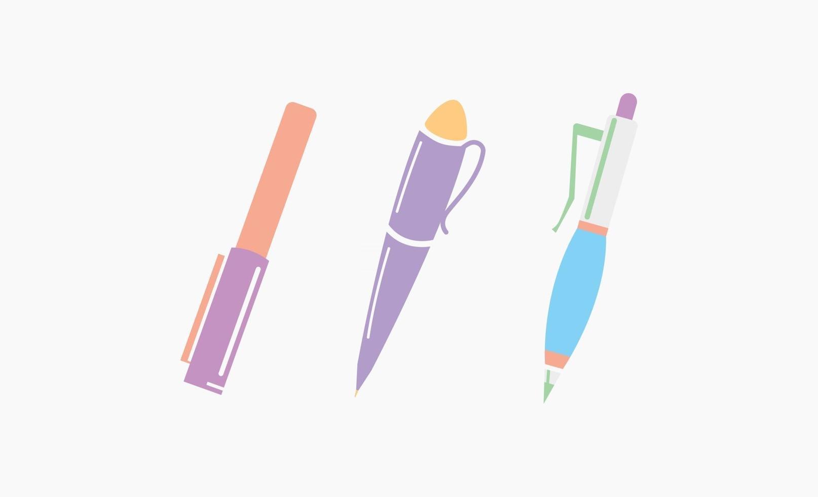 Stift-Tool-Symbol Clipart Design Vektor-Illustration vektor