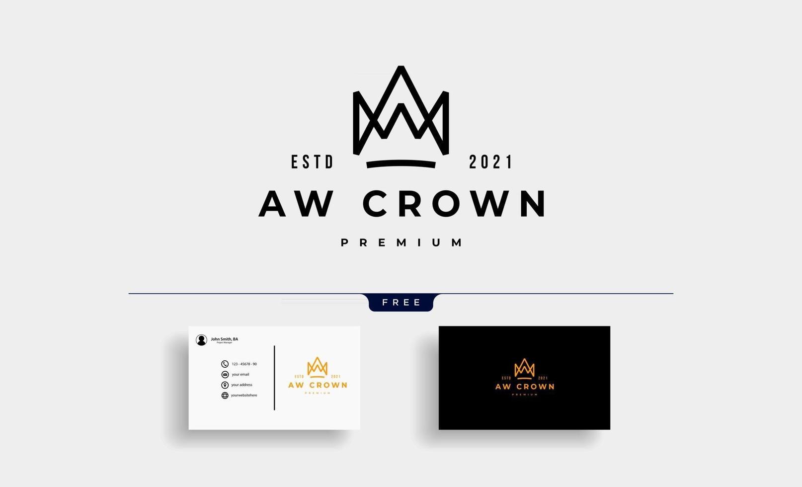 King Crown logo ikon design vektorillustration vektor