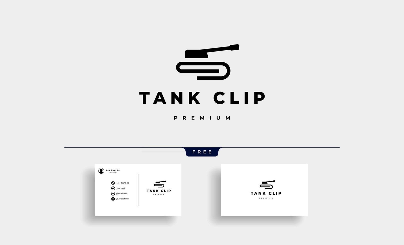 Tanklinie Logo Vektor Design Illustration