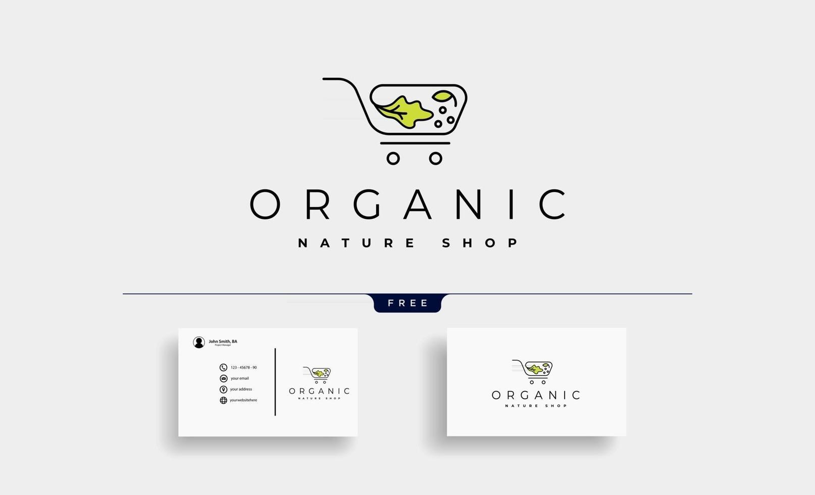 salladsbutik logo design vektorillustration vektor