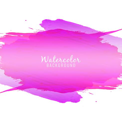 Abstrakter rosa Aquarellhintergrund vektor