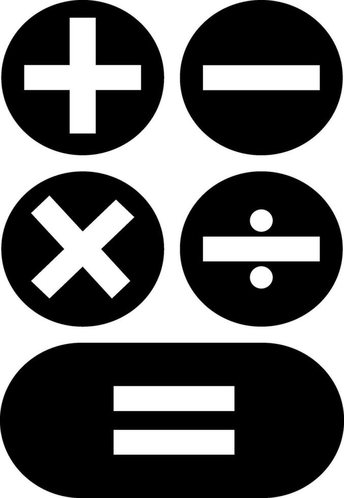 Illustration von Taschenrechner Symbol. vektor