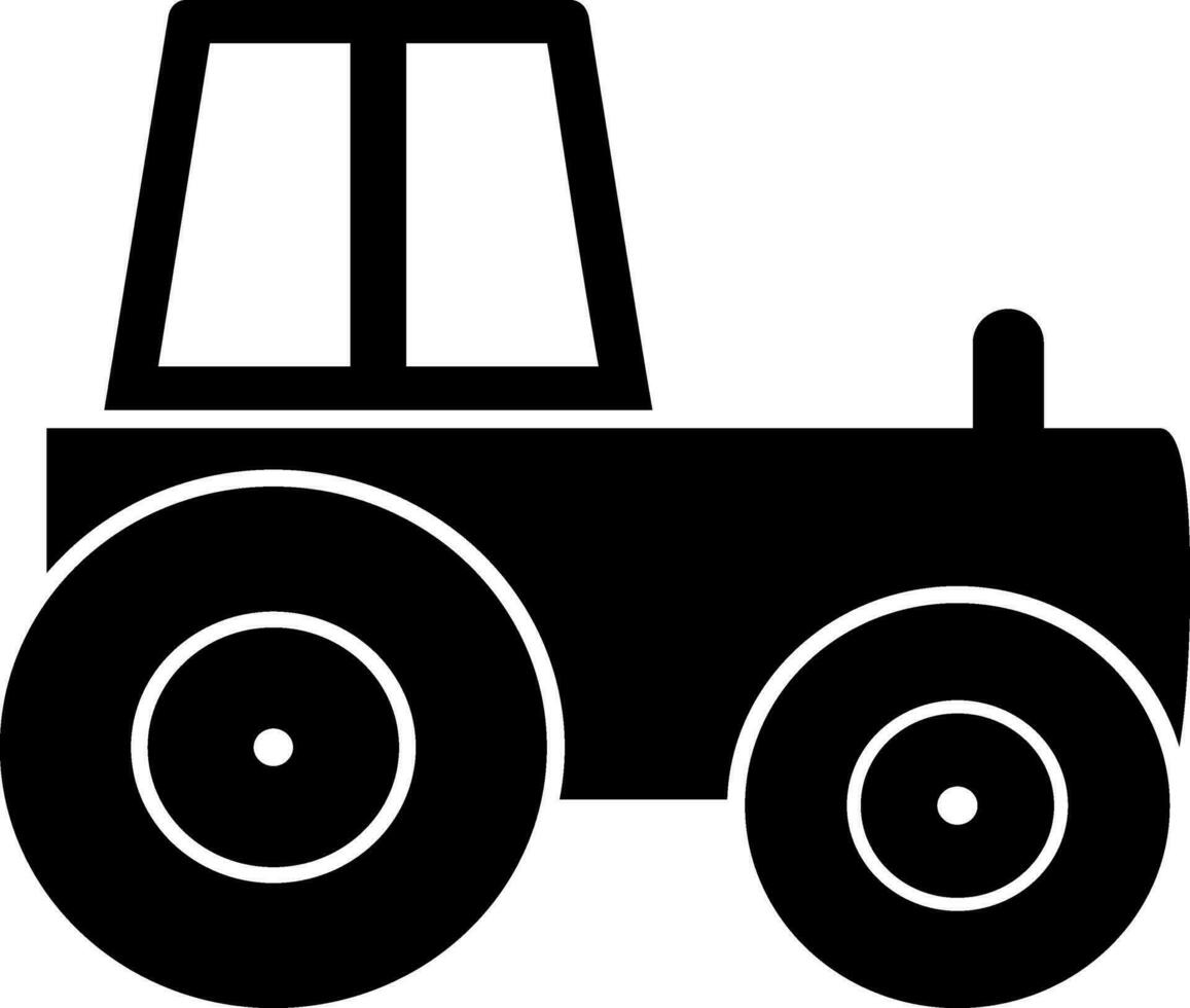 eben Illustration von ein Traktor. vektor