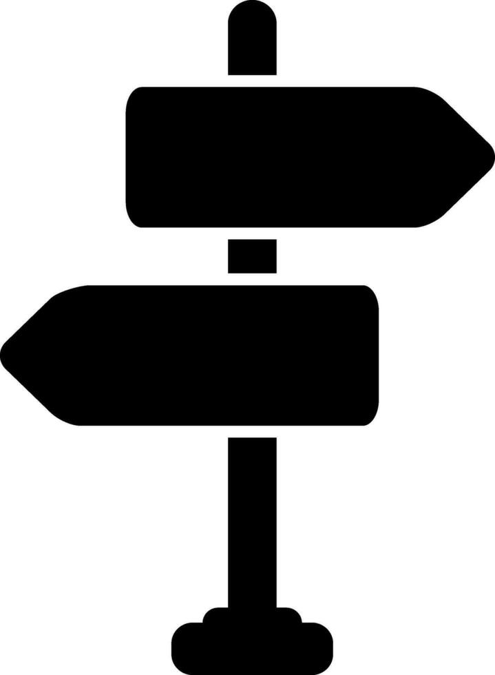 platt illustration av väg tecken styrelse. vektor