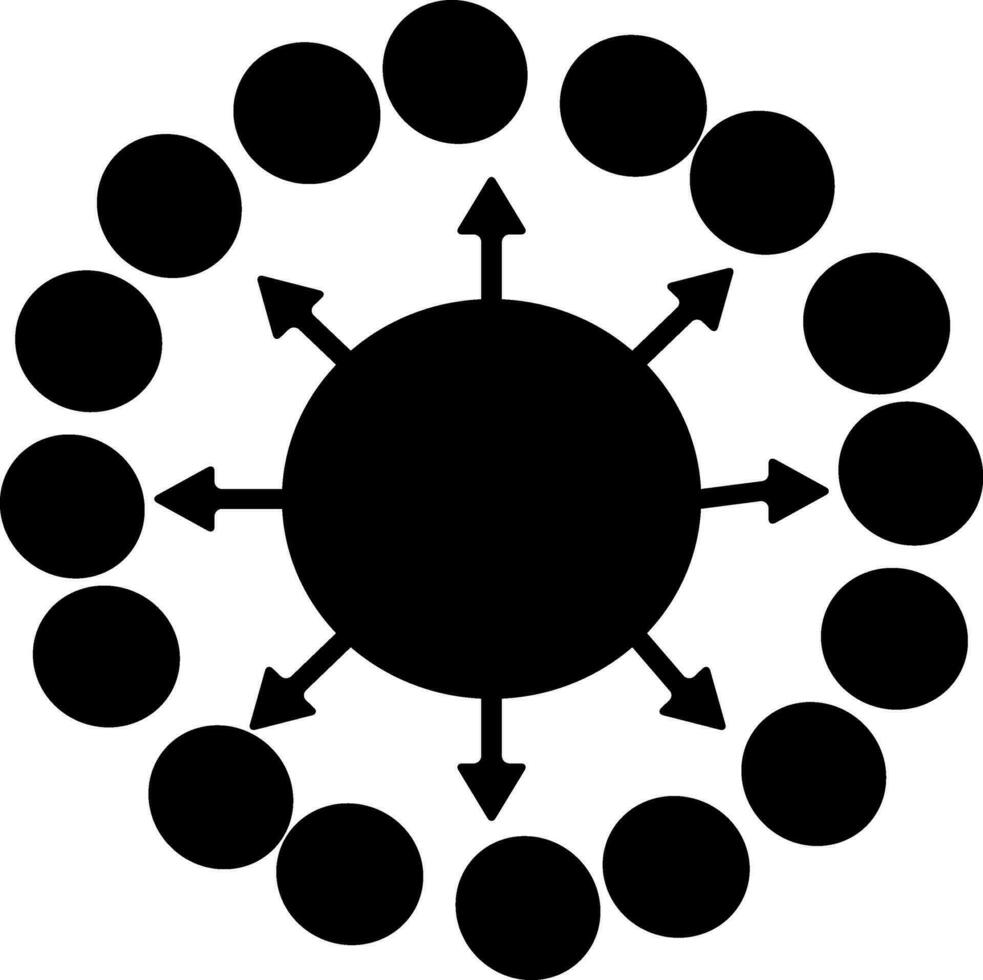 svart cirkulär infographic element design. vektor