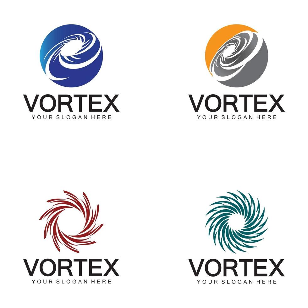 vortex logo symbol ikon illustration design vektor