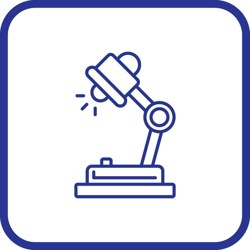 Vektorsymbol für Schreibtischlampe vektor
